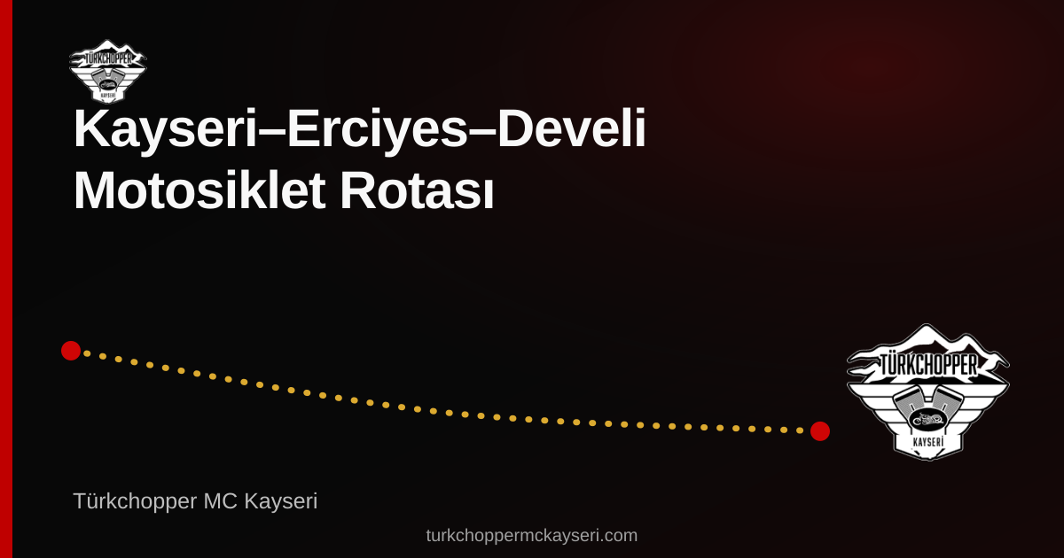 Erciyes–Develi rota planı kapağı