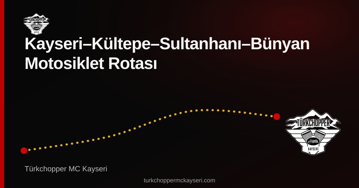 Kültepe–Sultanhanı–Bünyan rota planı kapağı